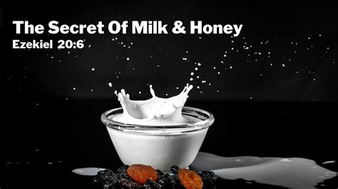 what does milk and honey mean in the bible and why do we use them as symbols of comfort?